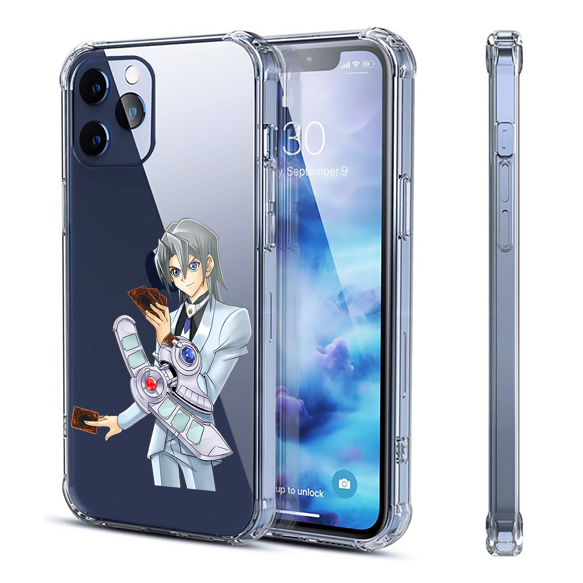 （画像用） 遊☆戯☆王 Yu-Gi-Oh! 【iPhone 12シリーズ対応】透明スマホケース（クリアソフトケース）